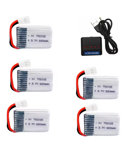 Аккумулятор 702025 3.7V 220mAh – обзор и цена Drone Battery Adapter