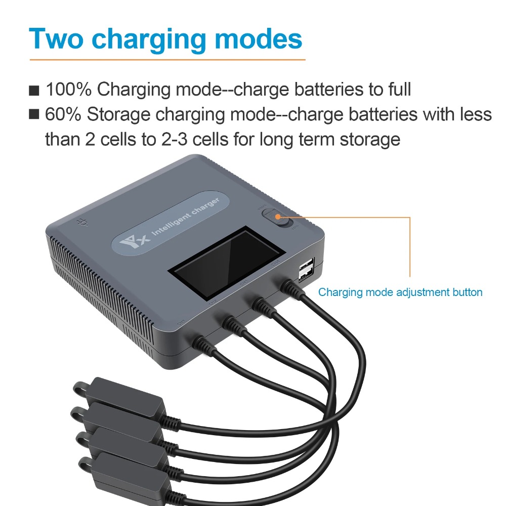 Зарядное устройство 6-в-1 с ци – обзор и цена Drone Charging Hub